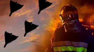 Dróntámadás az orosz-ukrán háborúban. Illusztráció. Fotó: RBC.ua