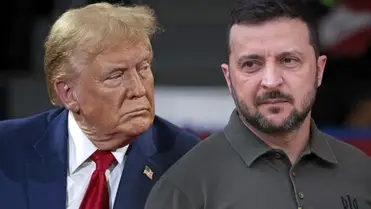 Donald Trump és Volodimir Zelenszkij. Fotó: RBC.ua