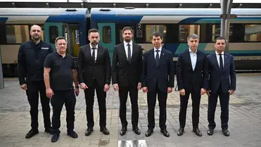 Elindult az első európai nyomtávú vonat Ungvárról Budapestre és Bécsbe. Fotó: facebook.com/MyroslavBiletskyi.official