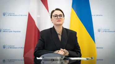 Julija Szviridenko, Ukrajna miniszterelnöke. Fotó: Ukrán Miniszteri Kabinet