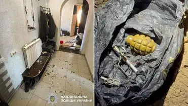 Kézigránátot robbantott egy férfi rendőri intézkedés közben Kijev megyében – öt rendőr megsérült. Fotó: Ukrán Nemzeti Rendőrség