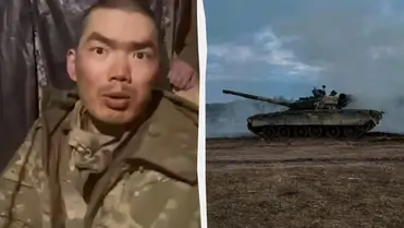 Hadifogságba esett kínai katona: állampolgárságért harcolt Oroszország oldalán. Fotó: Unian