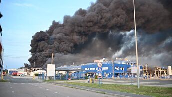 Orosz rakétatámadás érte Munkács egyik vállalatát – többen megsérültek. Fotó: facebook.com/MyroslavBiletskyi.official