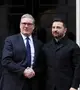 Keir Starmer és Volodimir Zelenszkij a londoni Downing Street 10. szám alatt 2026. március 17-én. Fotó: Suzanne Plunkett / Reuters