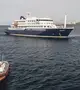 Az MV Hondius a Zöld-foki köztársaság partjainál 2026. május 6-án. Fotó: AFP