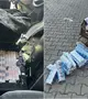 Több mint ezer doboz cigarettát rejtett mikrobuszába egy ivano-frankivszki férfi a nevetlenfalui határátkelőn. Fotó: DPSZU