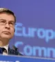 Valdis Dombrovskis, az Európai Bizottság gazdasági ügyekért felelős biztosa. Fotó: GettyImages