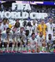 A bronzérmes angol válogatott a 2026-os labdarúgó-világbajnokság Franciaország-Anglia bronzmérkőzését követő eredményhirdetésen a miami Hard Rock Stadionban 2026. július 18-án. MTI/EPA/Cristobal Herrera