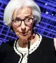 Christine Lagarde, az Európai Központi Bank elnöke (Fotó: MTI/EPA/Filip Singer)