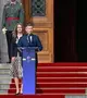 Nemzeti összetartozás napja - Felvonták Magyarország lobogóját a Kossuth téren Budapest, 2026. június 4. Magyar Péter miniszterelnök (j2), Forsthoffer Ágnes, az Országgyűlés elnöke (j2), Ruszin-Szendi Romulusz honvédelmi miniszter (b) és Sándor Zsolt vezérezredes, a Honvéd Vezérkar főnöke (j) a nemzeti összetartozás napja alkalmából Magyarország lobogójának katonai tiszteletadással történő ünnepélyes felvonásán az Országház előtti Kossuth Lajos téren 2026. június 4-én. MTI/Máthé Zoltán