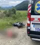 Egy mezőn fekvő motoros holttestére bukkantak Kárpátalján. Fotó: facebook.com/103zakarpat