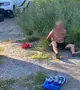 Utcai rablás Kárpátalján: idős asszonyra támadt egy férfi Beregszentmiklóson (Csinagyijovo). Fotó: Ukrán Nemzeti Rendőrség)