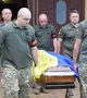 Végső búcsút vettek Beregszászon Copin Szerhij Jurijovics katonától, aki a Donyeck megyei harcok során vesztette életét. Fotó: Beregszászi Városi Tanács