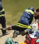 Halálos fürdőzés a Borzsa folyón: hiába küzdöttek egy órán át a 16 éves fiú életéért. Fotó: DSZNSZ