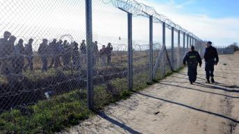 Európai Unió külső határa, magyar határőrök.