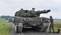 Leopard-2 német tankok. Fotó: US Army