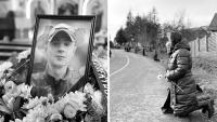 Barbovo (Bárdháza) községben végső búcsút vettek a háborúban elesett 23 éves Tarasz Raszcsisztól. Fotó: Munkácsi Városi Tanács